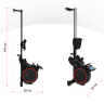 Гребной тренажер UNIX Fit Techno Rower 410E
