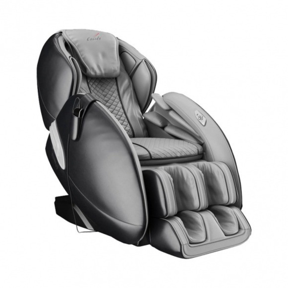 Массажное кресло Casada AlphaSonic II серо-черное
