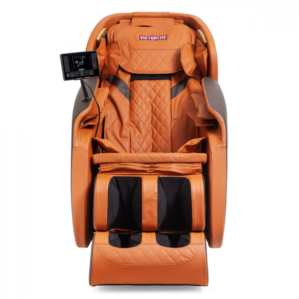 Массажное кресло VictoryFit VF-M15 Оранжевый-серый