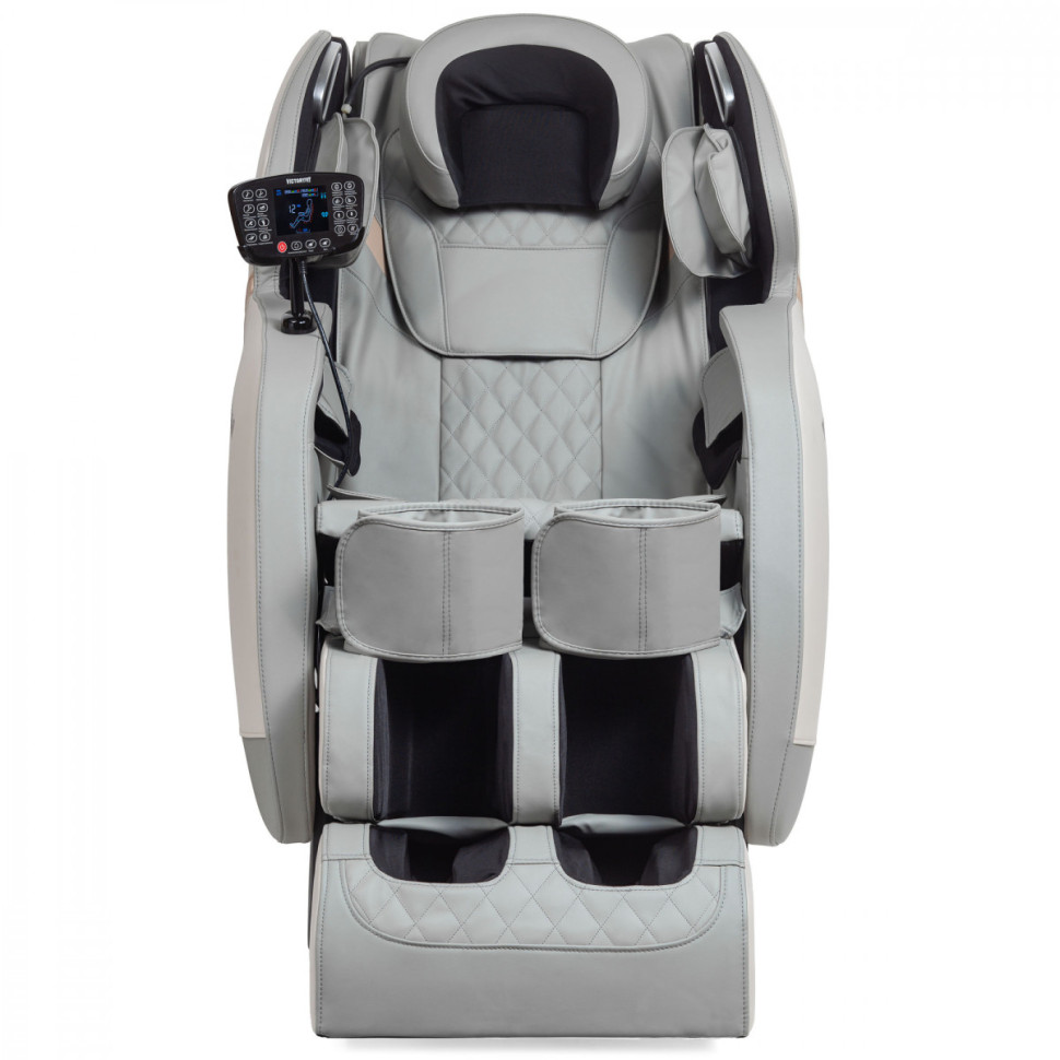 Массажное кресло VictoryFit M76 (VF-M76) серый-бежевый