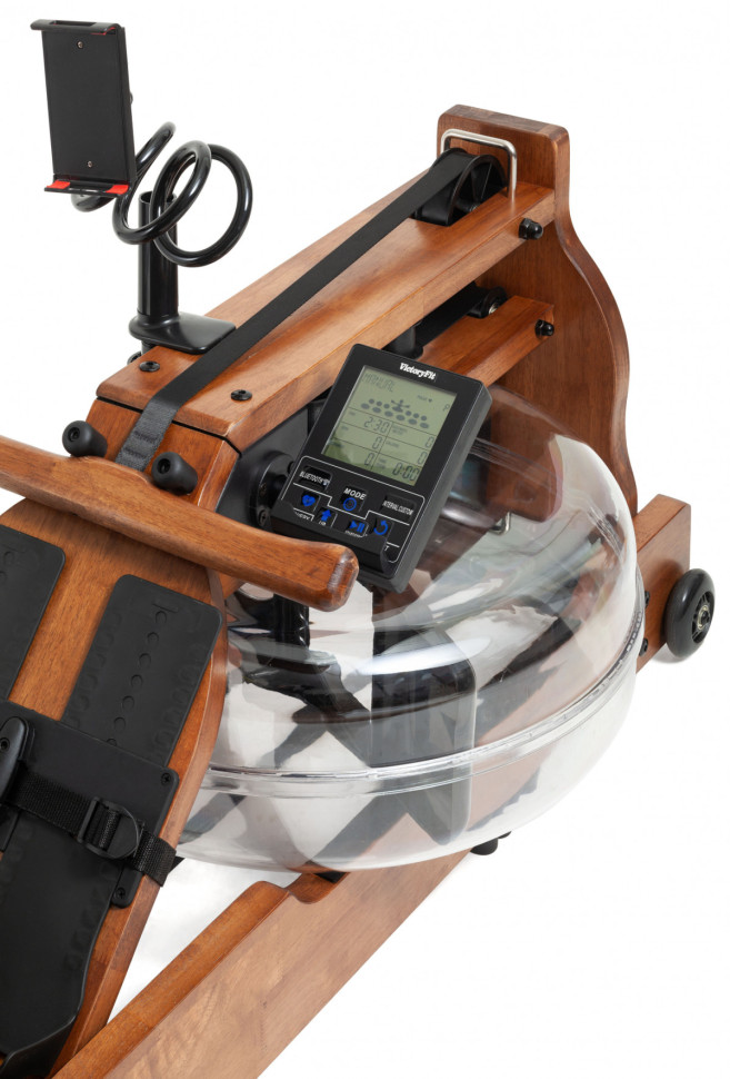 Водный гребной тренажер VictoryFit VF-WR802 цвет темно-коричневый