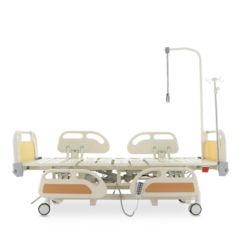 Кровать электр. Мед-Мос DB-3 (МЕ-3019H-02) (6 функц) с выдвиж. ложементом и растоматом (с матрасом) 