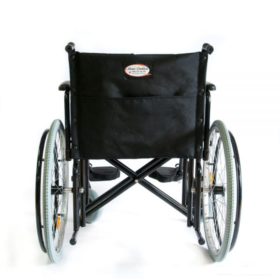 Кресло-коляска механическая 711AE (61см) (ткань) колеса пневмо