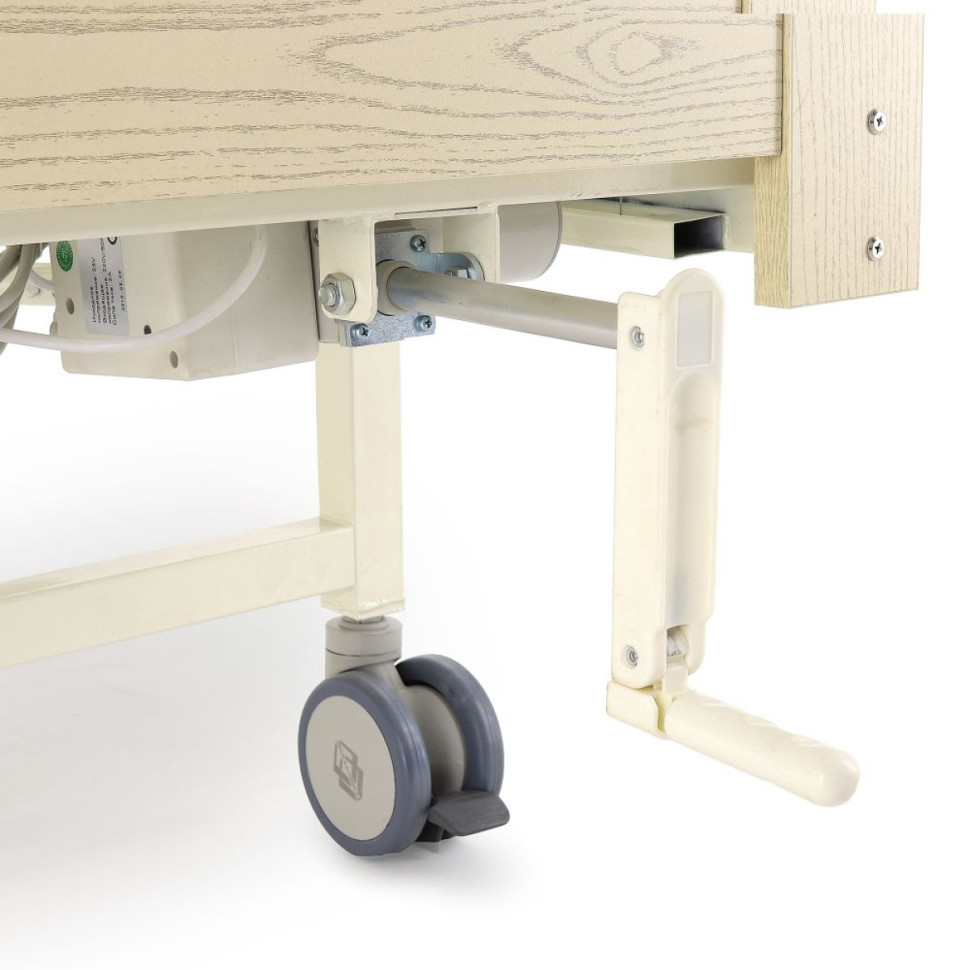 Кровать электрическая DB-7 (МЕ-2028Д-01) ЛДСП (светлое дерево) с матрасом