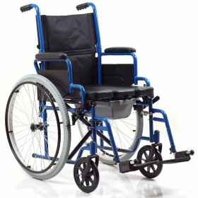 Кресло-коляска с санитарным оснащением Ortonica TU55 18&quot; UU (45,5 см), транз.колеса