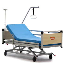 Кровать медицинская MET REBORN 4-секционная электрическая удлиненная (21335)