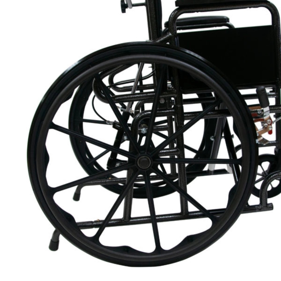 Кресло-коляска инвалидная механическая с высокой спинкой H-712N (48 см, колеса пневмо)