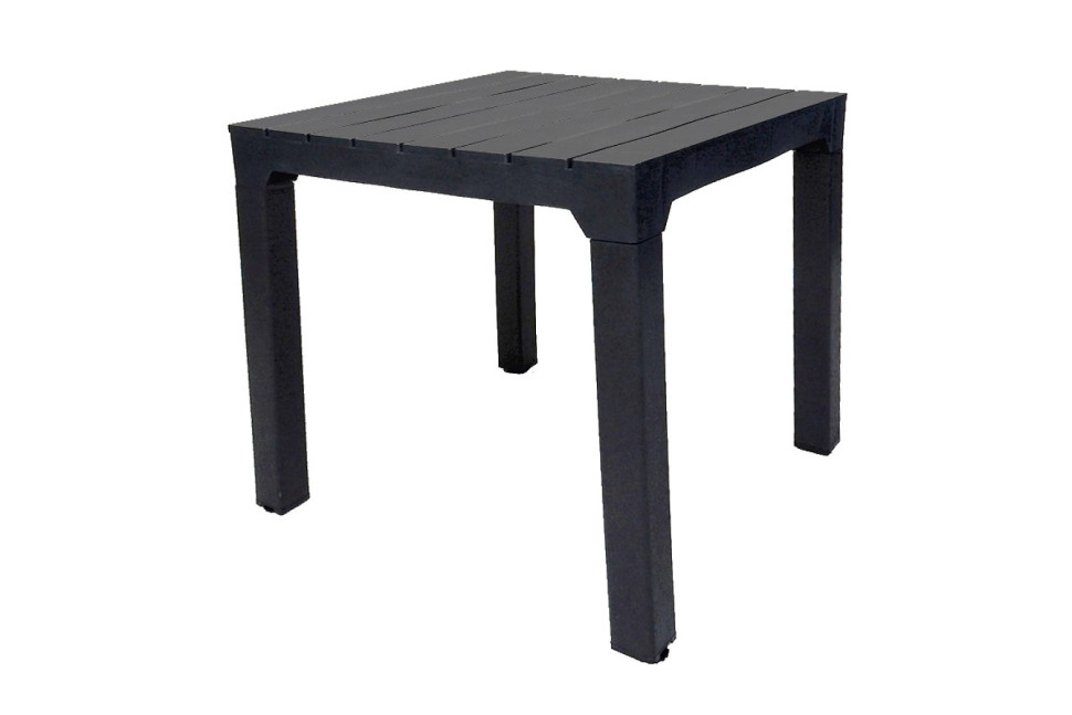 Boston b:rattan, Стол Quatro 780*780, антрацит