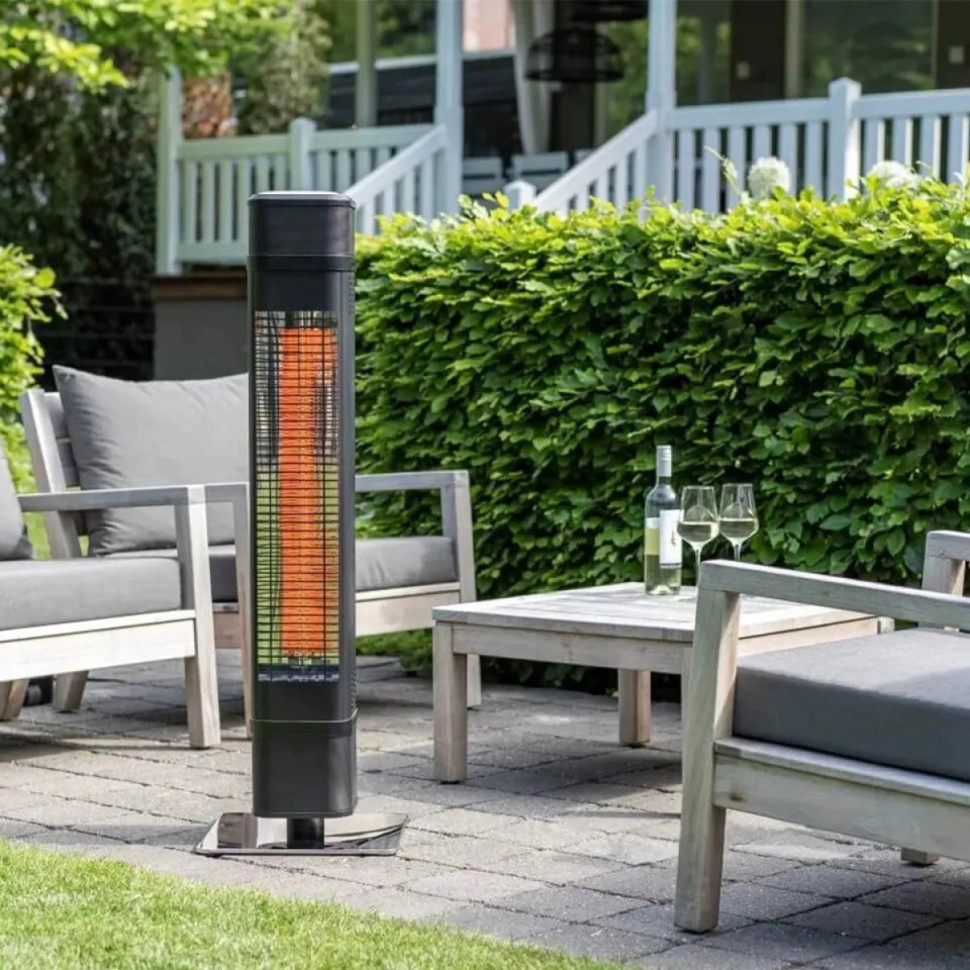 Инфракрасный уличный обогреватель Kvimol КМ-08К с пультом ДУ