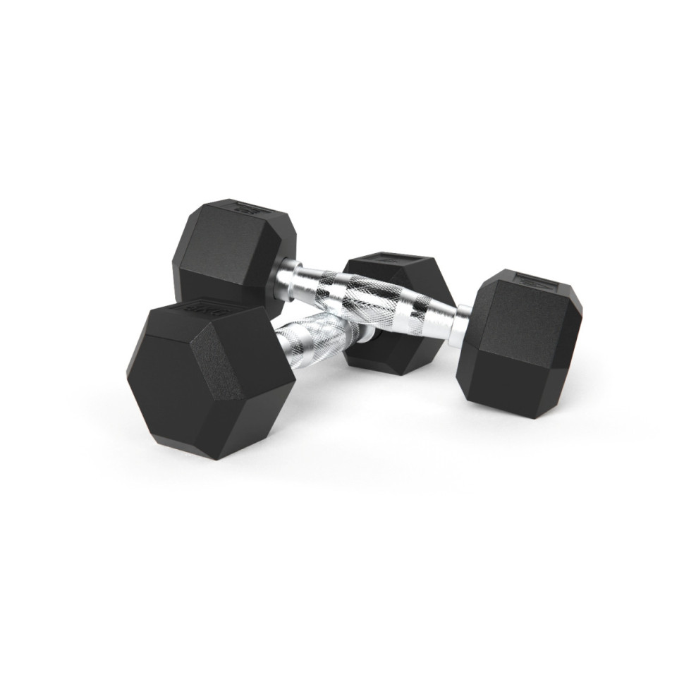 Гантели DFC гексаг. обрезиненная пара DB001-6 кг