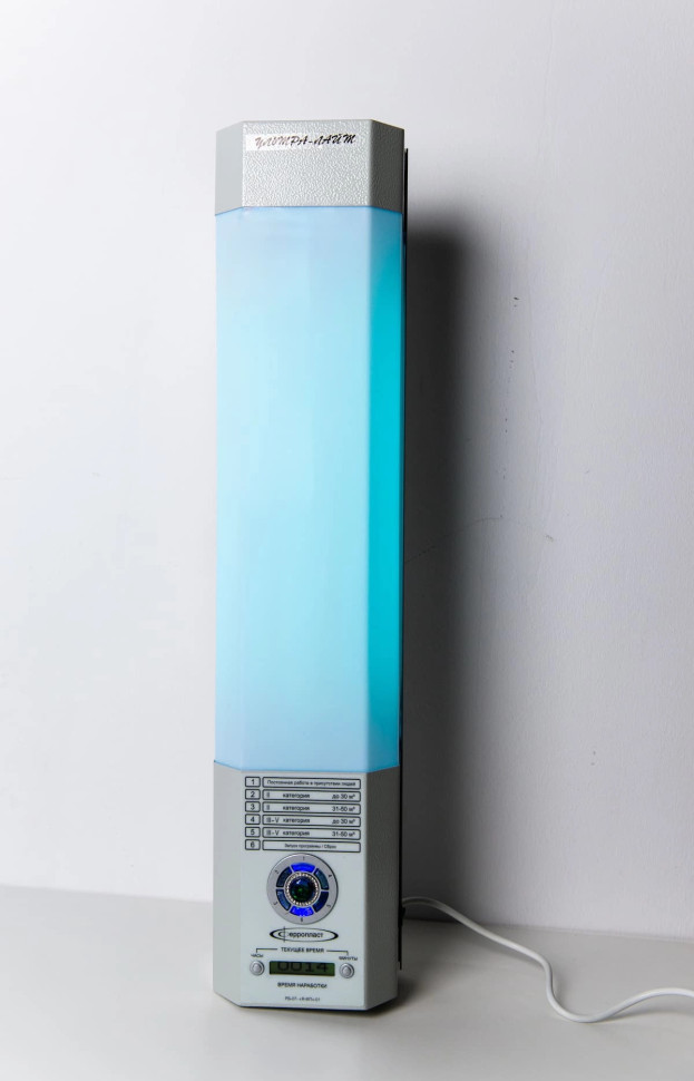 Рециркулятор двухламповый настенный РБ-07-Я-ФП