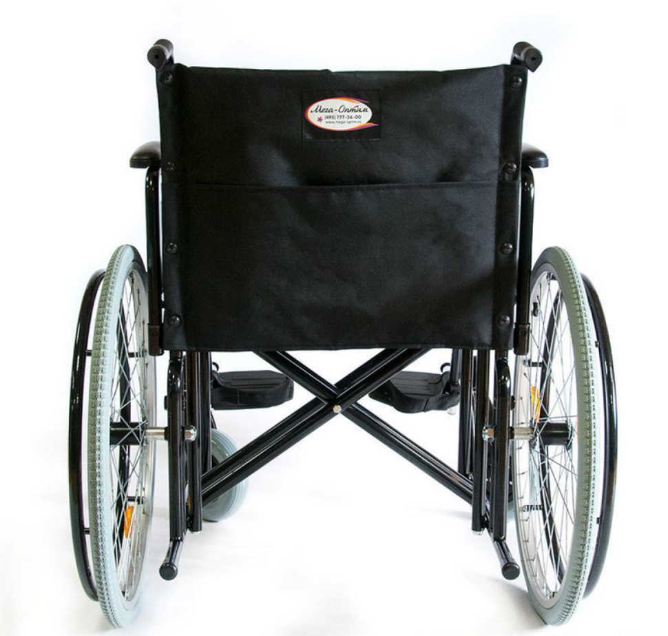 Кресло-коляска механическая 711AE (51см) (ткань) колеса пневмо