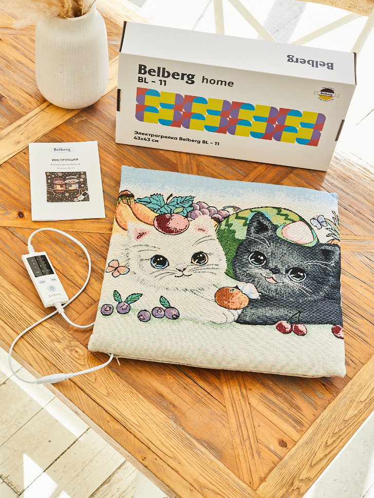 Электрогрелка Belberg BL-11 (цвет №1) кошки