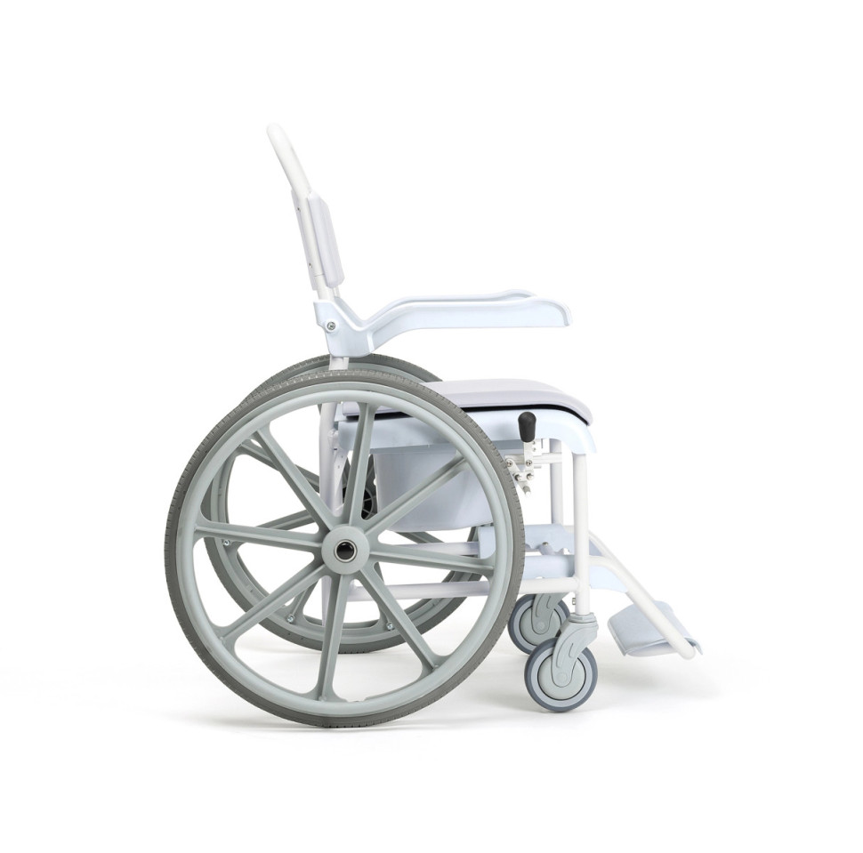 Кресло-каталка с санитарным оснащением Vermeiren 139 SP (Pluo) с большими колесами