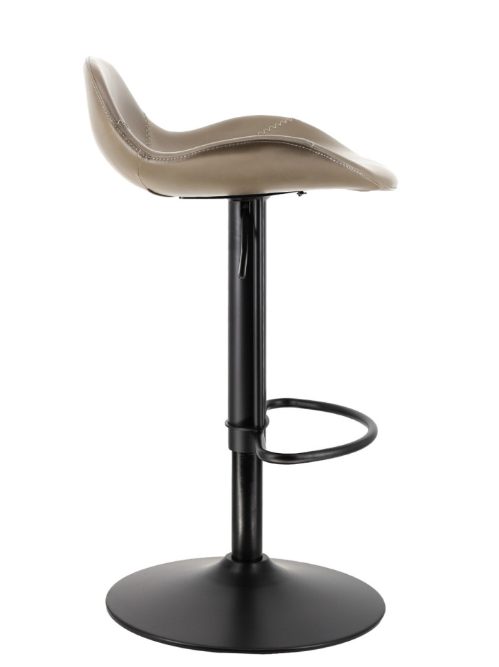 Стул барный Everprof Glory Экокожа Серый