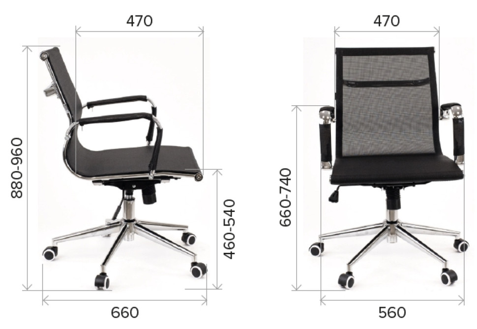 Кресло Everprof Opera LB T Сетка Черный