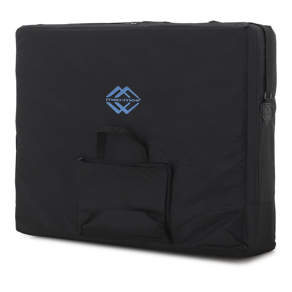 Стол массажный складной алюминиевый JFAL01A 2-секционный кремовый/красный