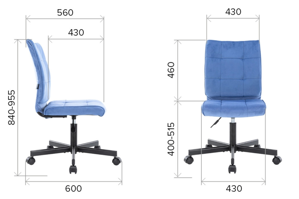 Стул Everprof EP-300 Ткань Серый