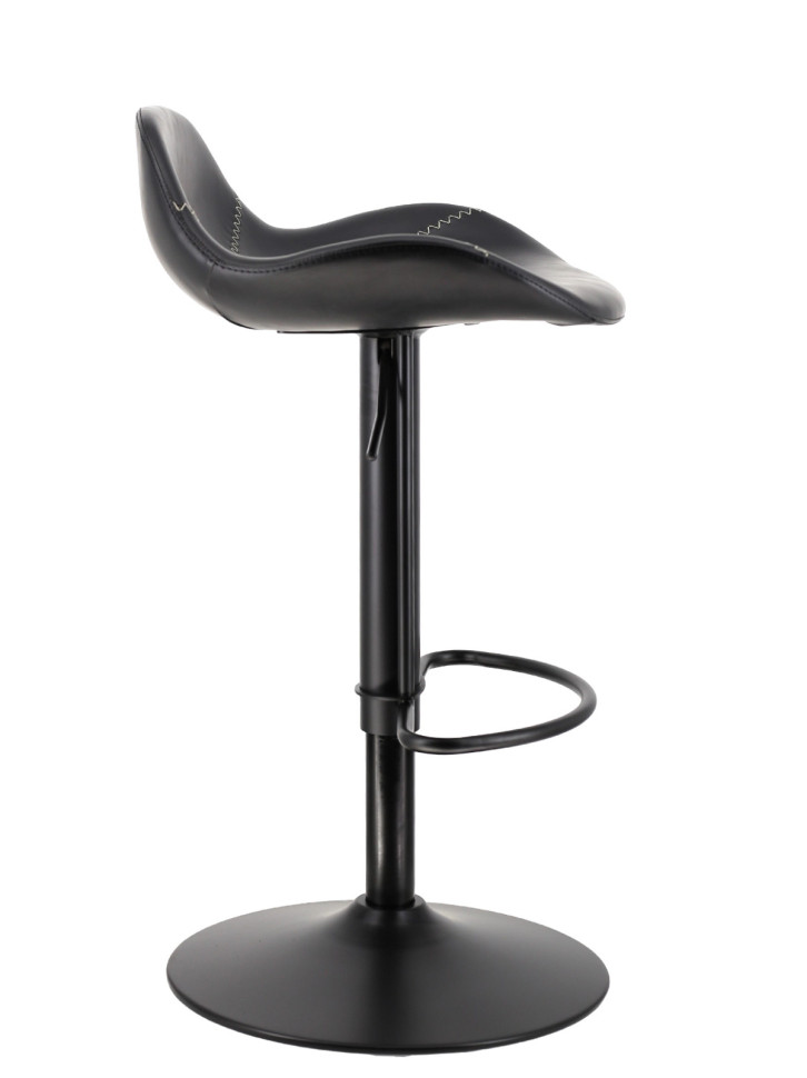 Стул барный Everprof Glory Экокожа Черный