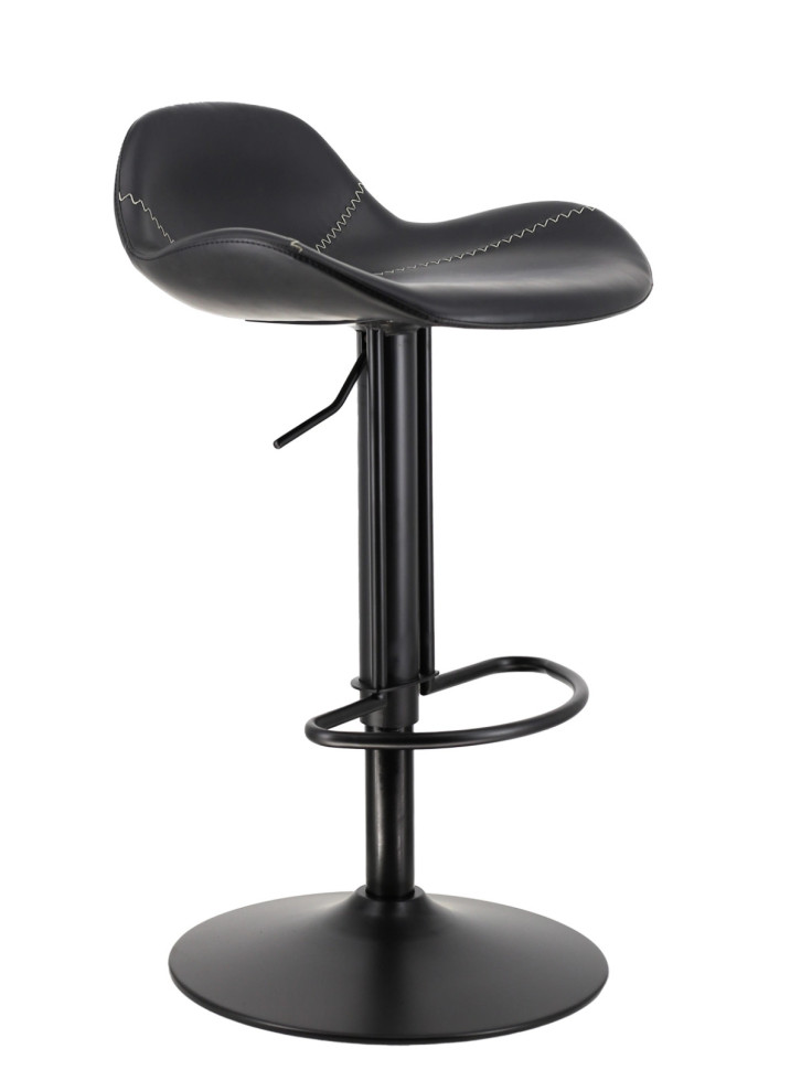 Стул барный Everprof Glory Экокожа Черный