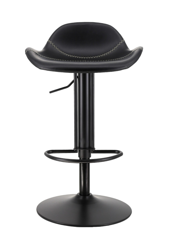 Стул барный Everprof Glory Экокожа Черный