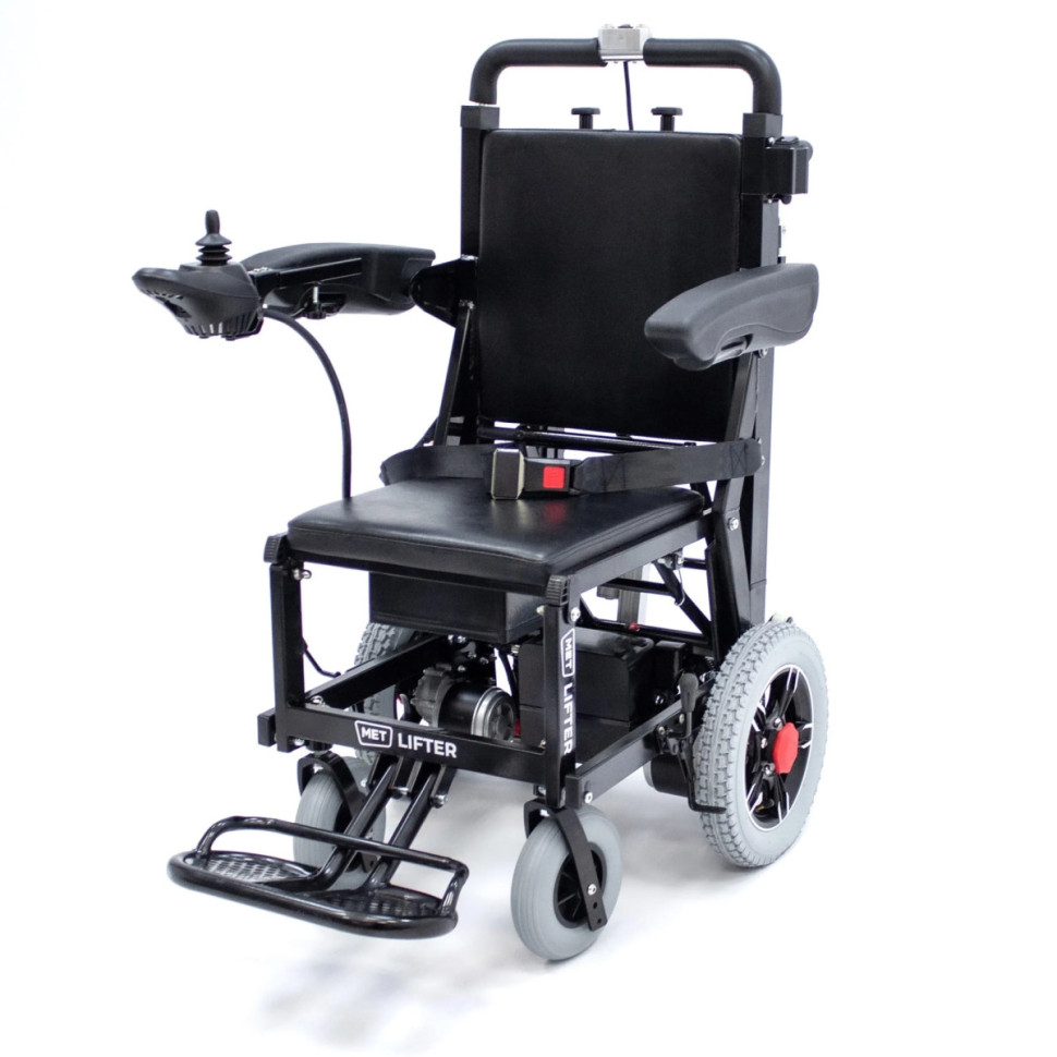 Кресло-коляска MET LIFTER 2 с электроприводом и лестничным подъемником (19376)