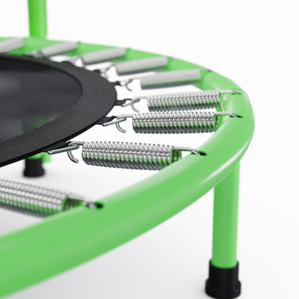 Батут с поручнем DFC JUMPFIT 36'' зеленый