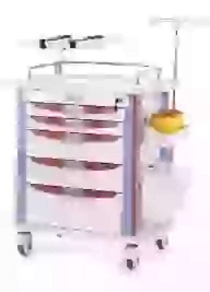 Тележка медицинская MED-MOS ЕТ750-01 ТМ-001АН-00 белый