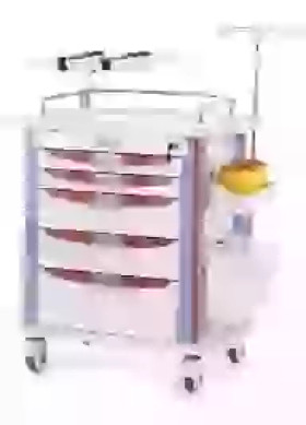 Тележка медицинская MED-MOS ЕТ750-01 ТМ-001АН-00 белый