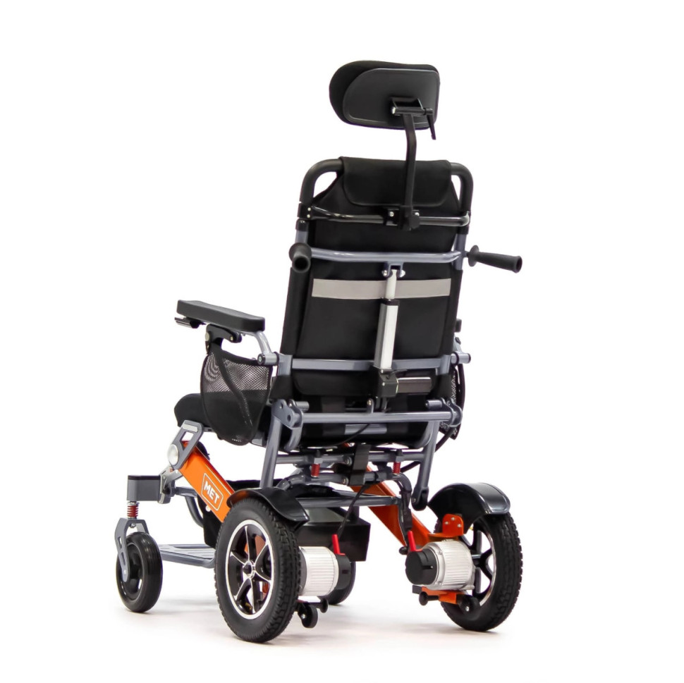 Кресло-коляска с электроприводом MET COMPACT PLUS складная