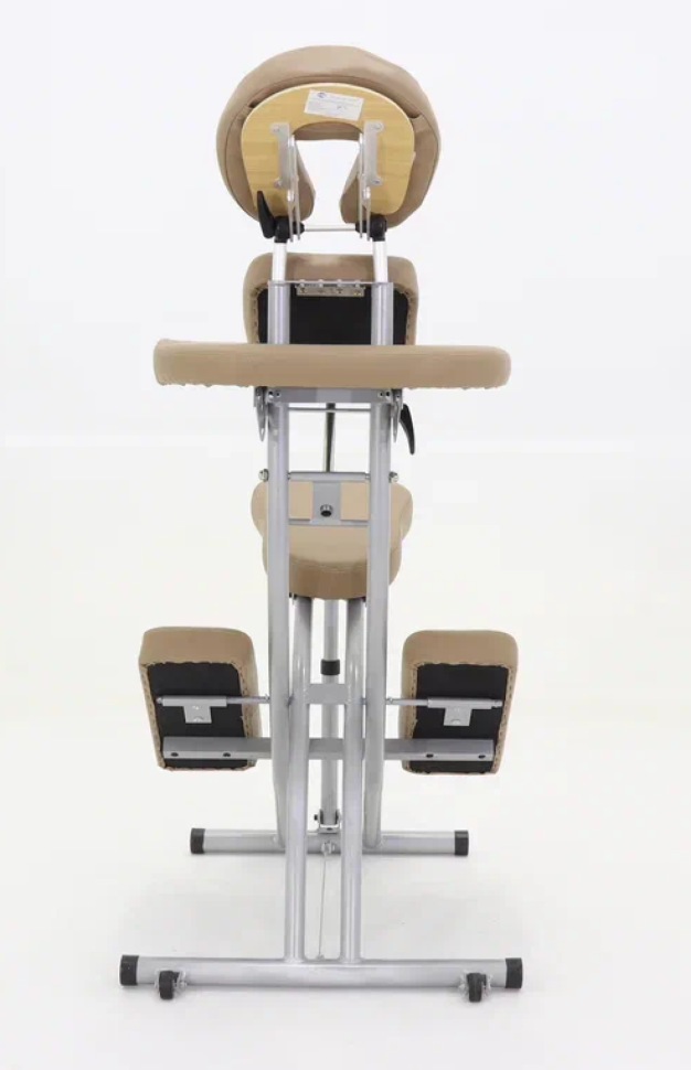 Кресло массажное для ШВЗ MA-03 (МСТ-3АЛ) (СТ-1ШАА) (алюм. DE LUXE) кофе с молоком