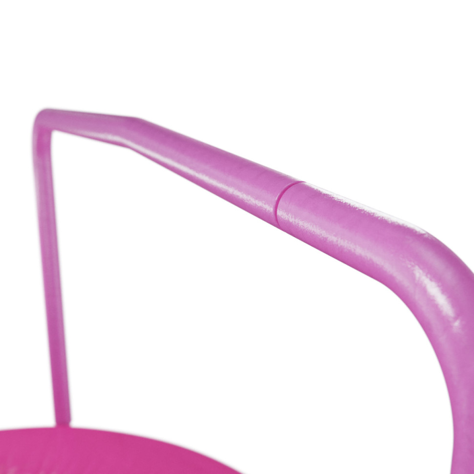 Батут с поручнем DFC JUMPFIT 36'' розовый