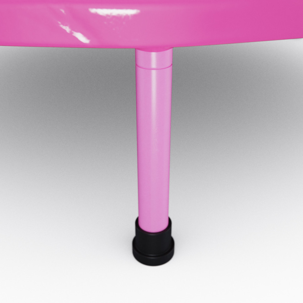 Батут с поручнем DFC JUMPFIT 36'' розовый
