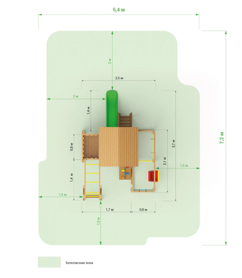 Детский городок Выше Всех Смарт 2