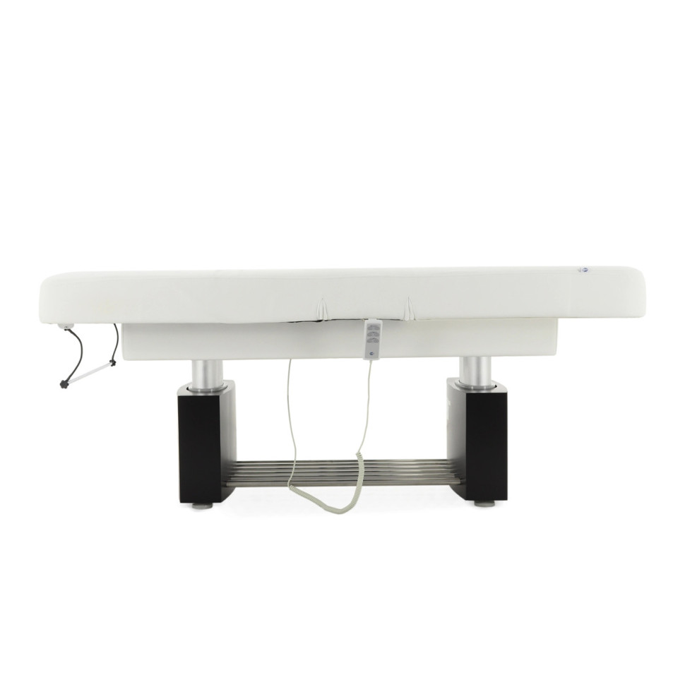 Массажный стол электрический MED-MOS ММКМ-2 (КО-160.1Д) белый/венге, с подогревом ложа