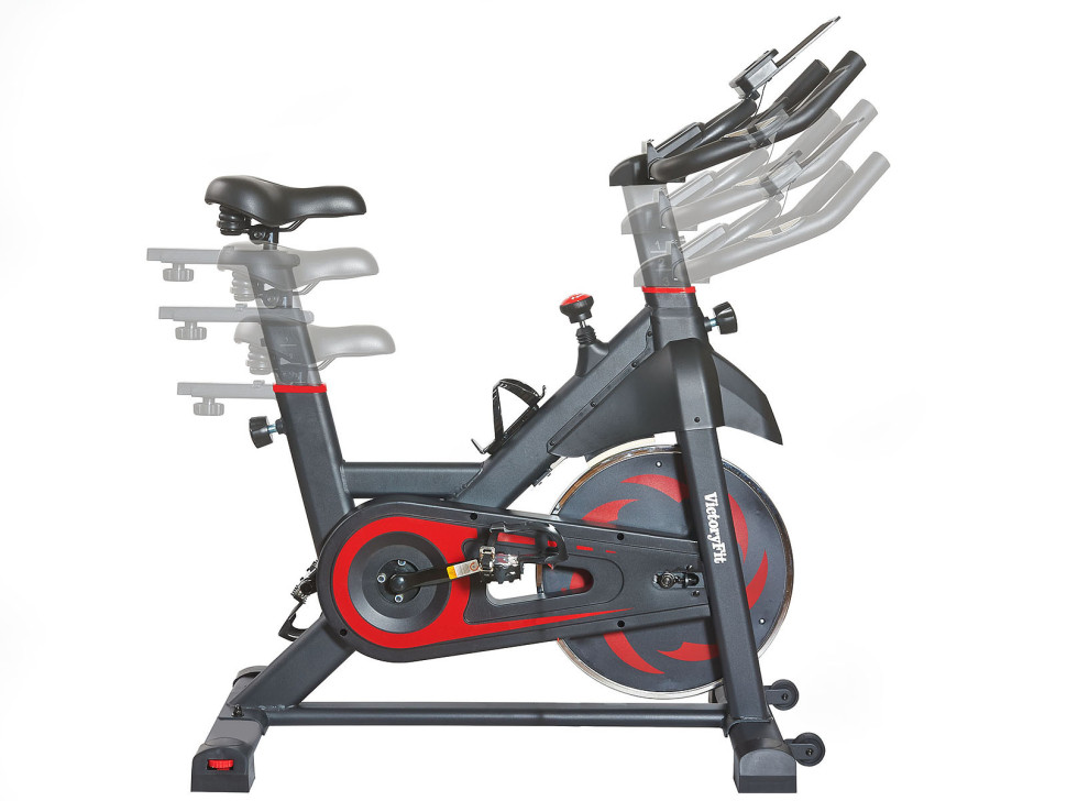 Спинбайк VictoryFit VF-S201 черный / красный