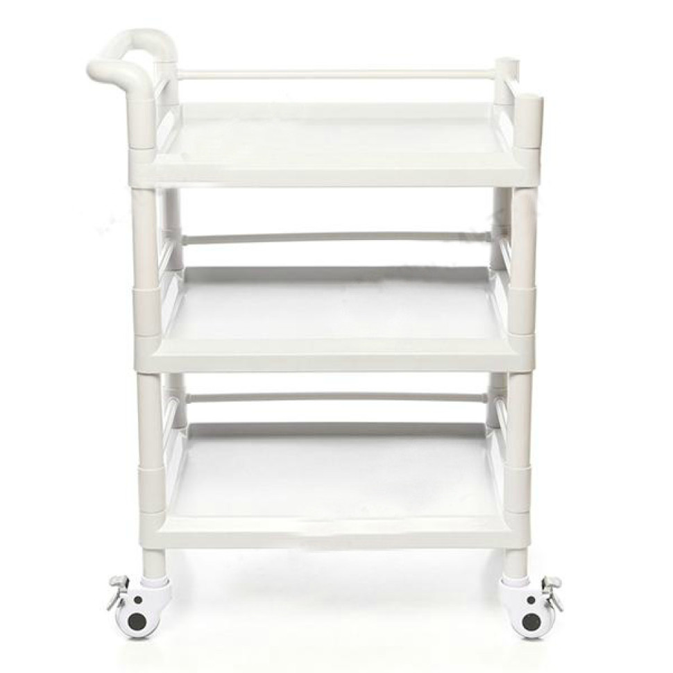 Стол манипуляционный пластиковый МЕТ SP-150/ТP-200 с трёхсторонними боковыми ограждениями