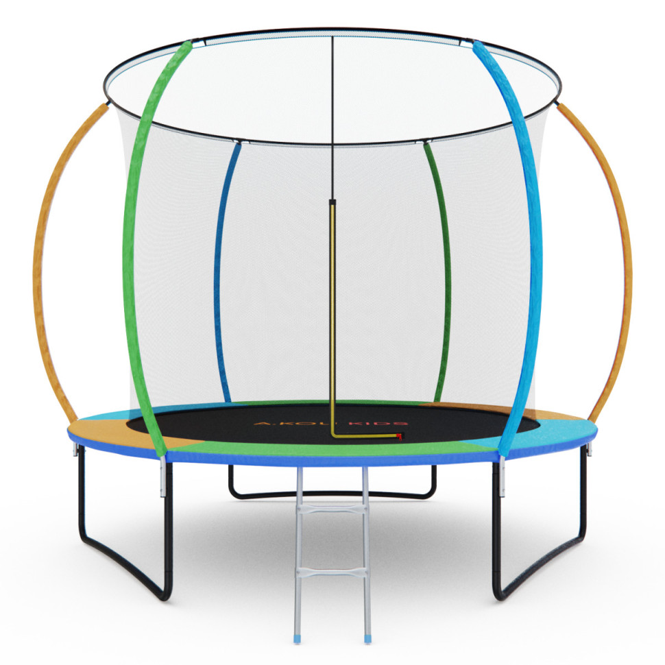 Батут с сеткой DFC A.KOU KIDS 10ft с лестницей