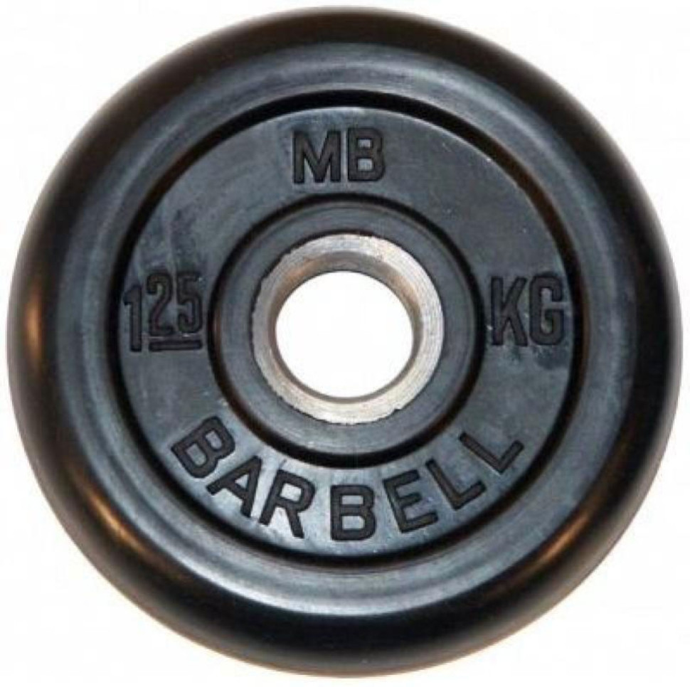 Диск обрезиненный литой MB-PltB26-1,25 кг