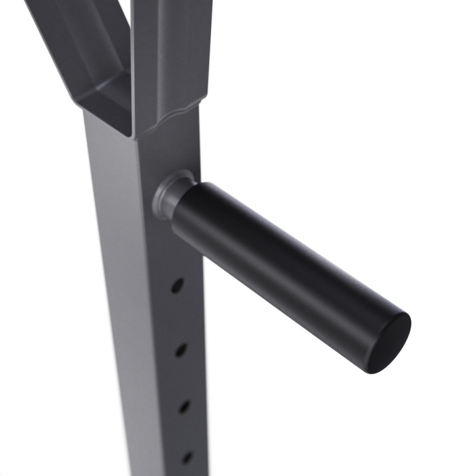 Стойка для штанги с подстраховкой DFC Y-GYM TF-63, с упорами для отжиманий