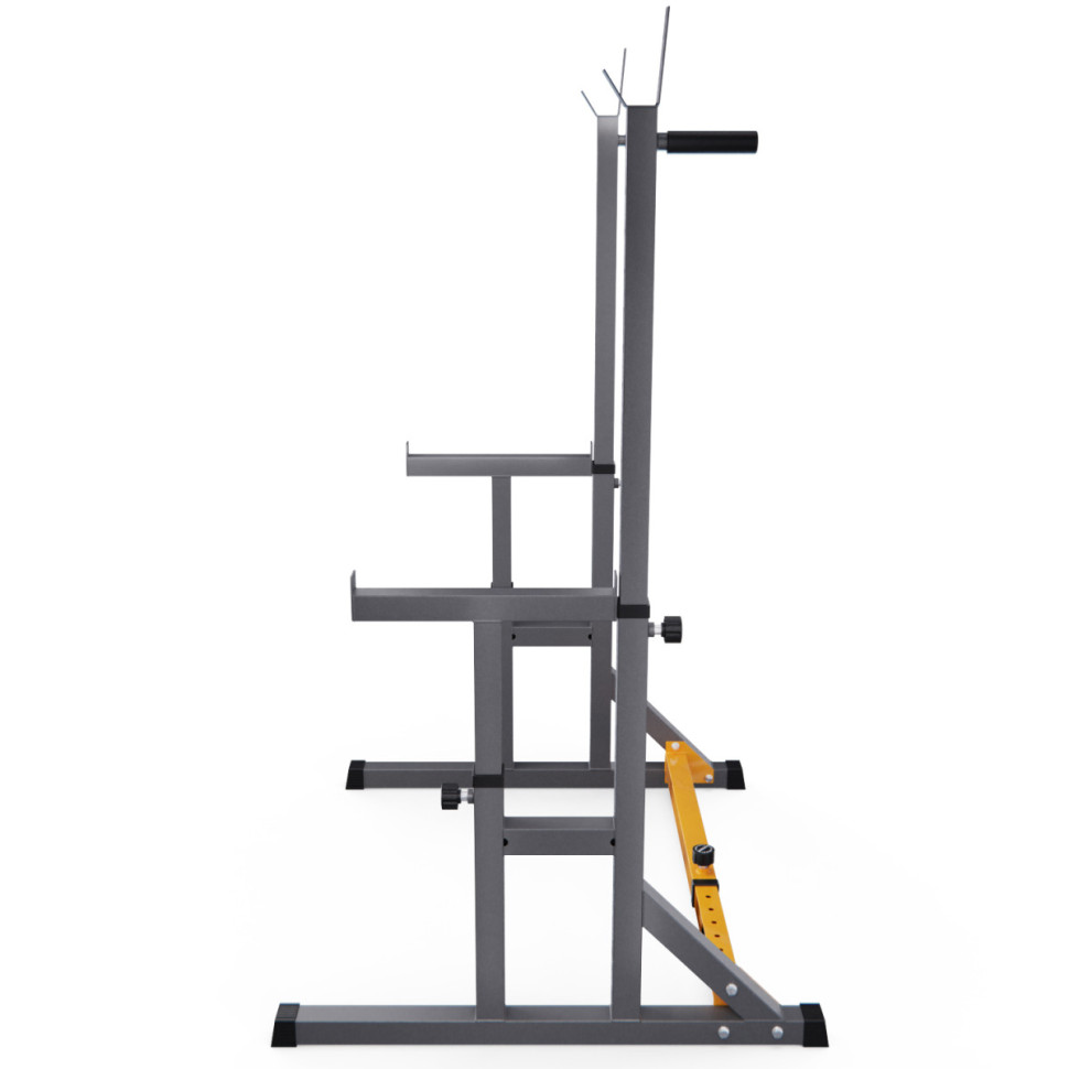 Стойка для штанги с подстраховкой DFC Y-GYM TF-63, с упорами для отжиманий