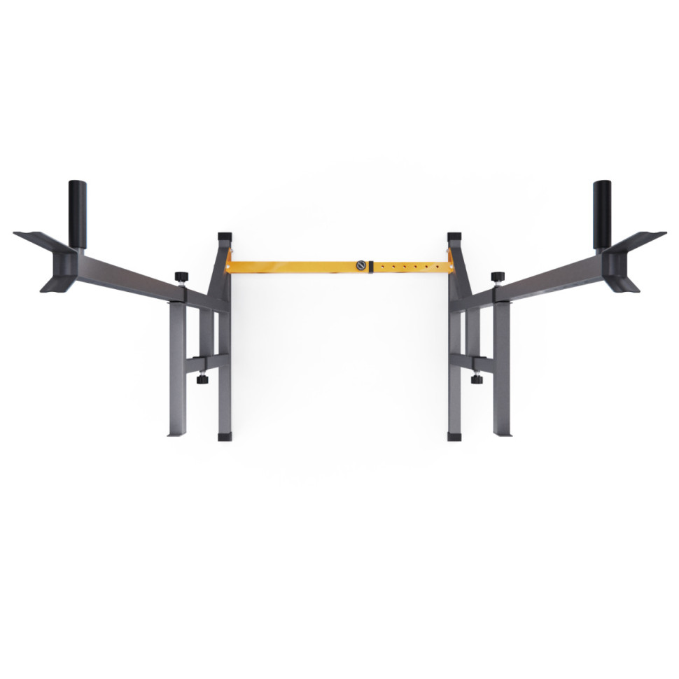 Стойка для штанги с подстраховкой DFC Y-GYM TF-63, с упорами для отжиманий