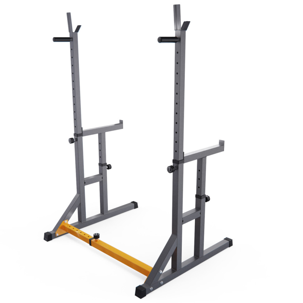 Стойка для штанги с подстраховкой DFC Y-GYM TF-63, с упорами для отжиманий