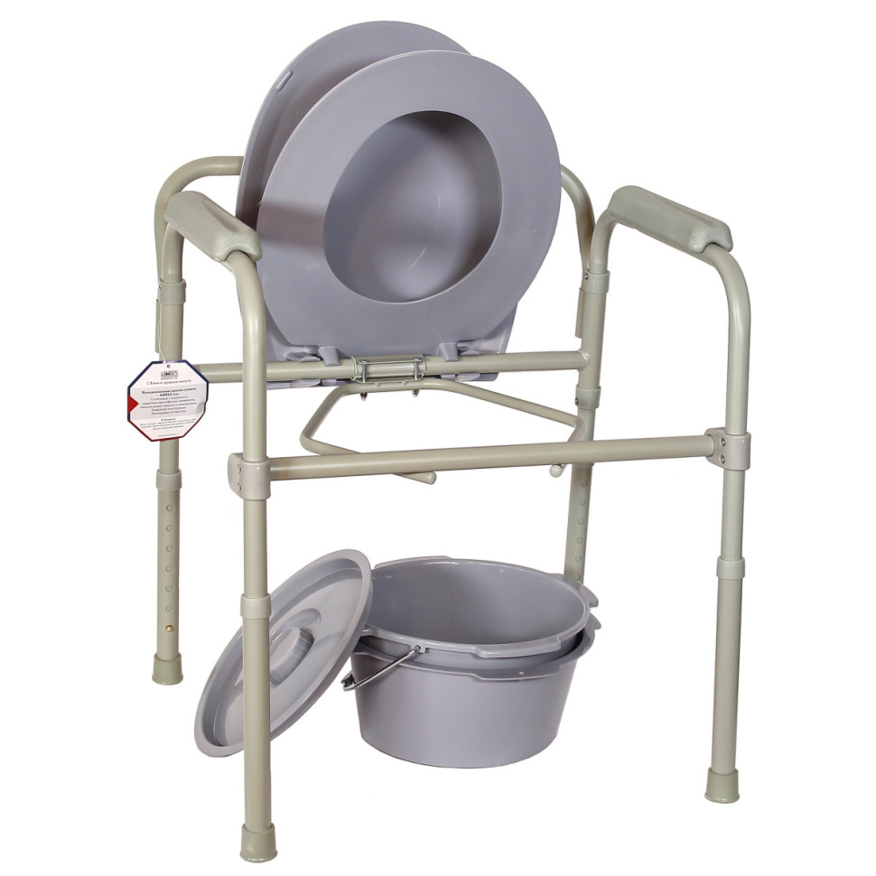 Кресло-туалет Amrus AMCB6806 складное
