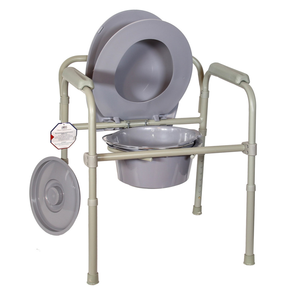 Кресло-туалет Amrus AMCB6806 складное