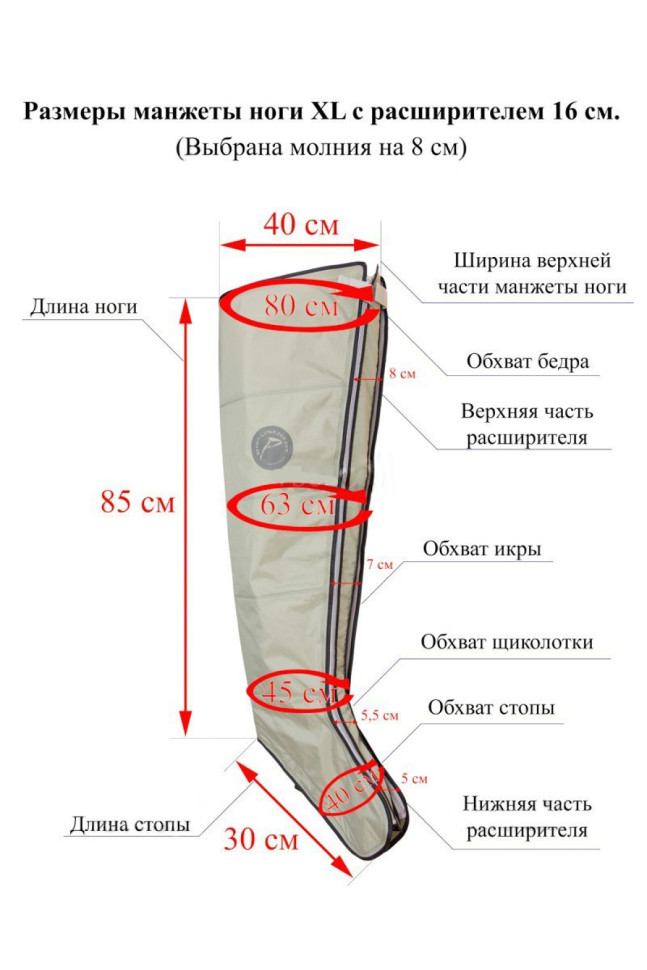  Расширитель манжет для ног Seven Liner ZAM, XL
