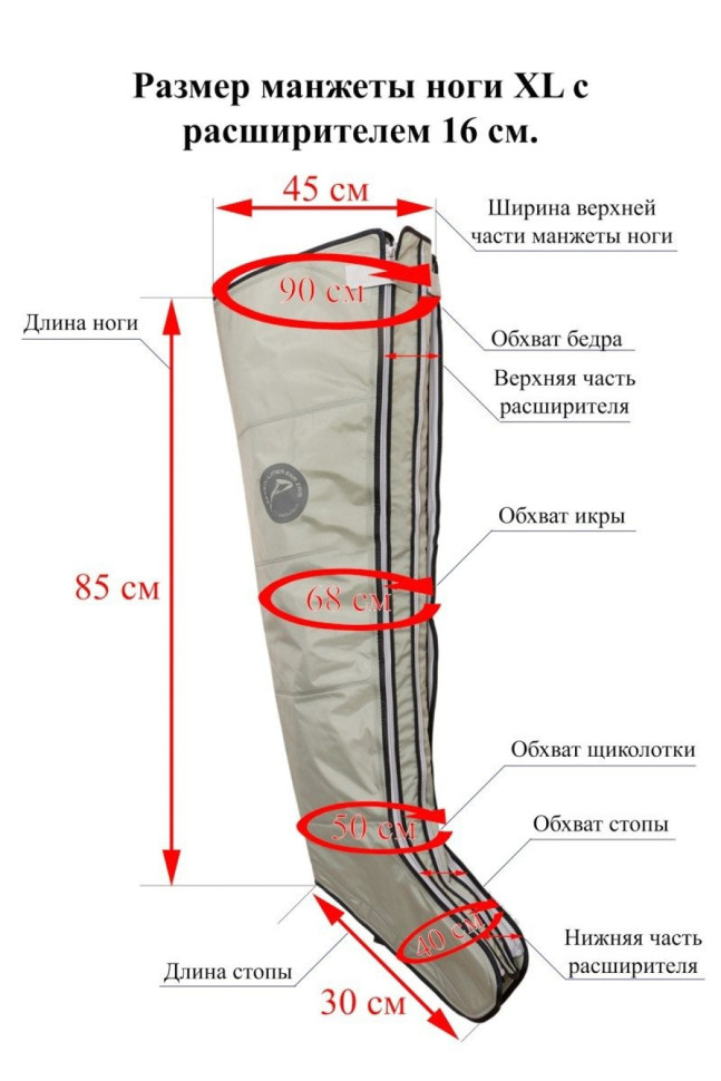  Расширитель манжет для ног Seven Liner ZAM, XL