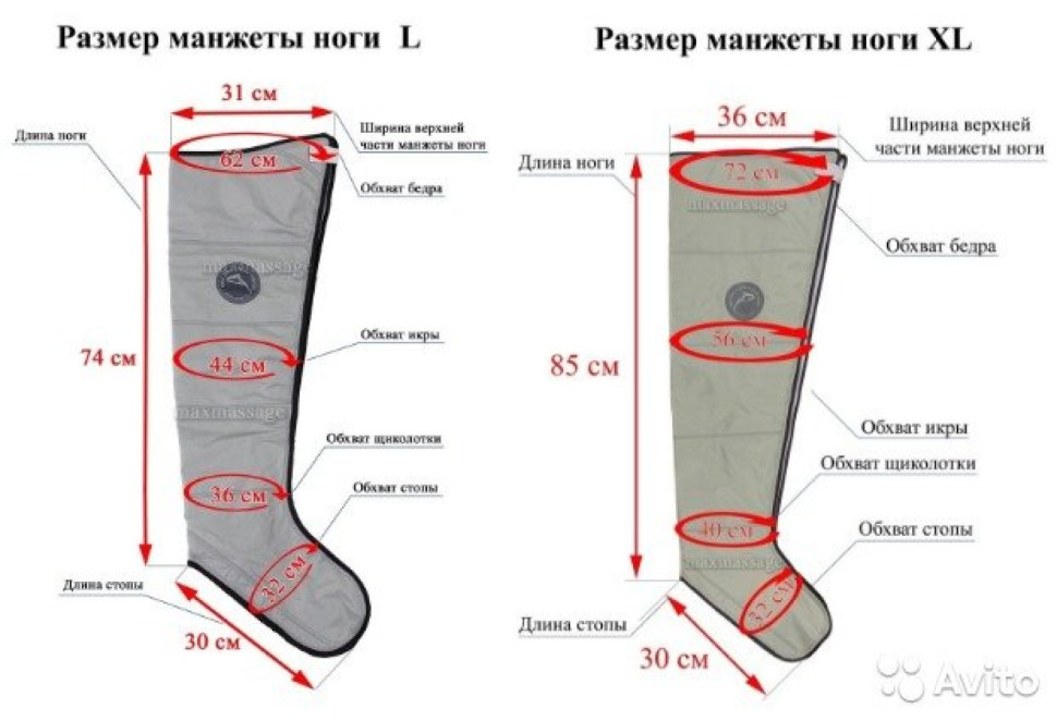  Расширитель манжет для ног Seven Liner ZAM, XL
