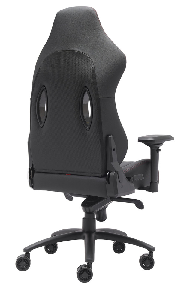 Кресло Everprof Jaguar Экокожа Красный/Черный