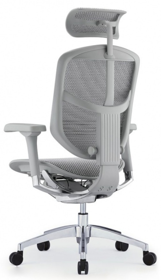 Кресло FALTO Enjoy Elite 2 ( Серый каркас /сетка светлая T-168-B2 /крестовина металл)